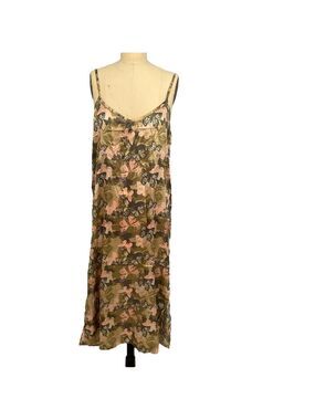 Love to Sleep Floral Butterfly Nightgown Slip Dress Style –NWT Large